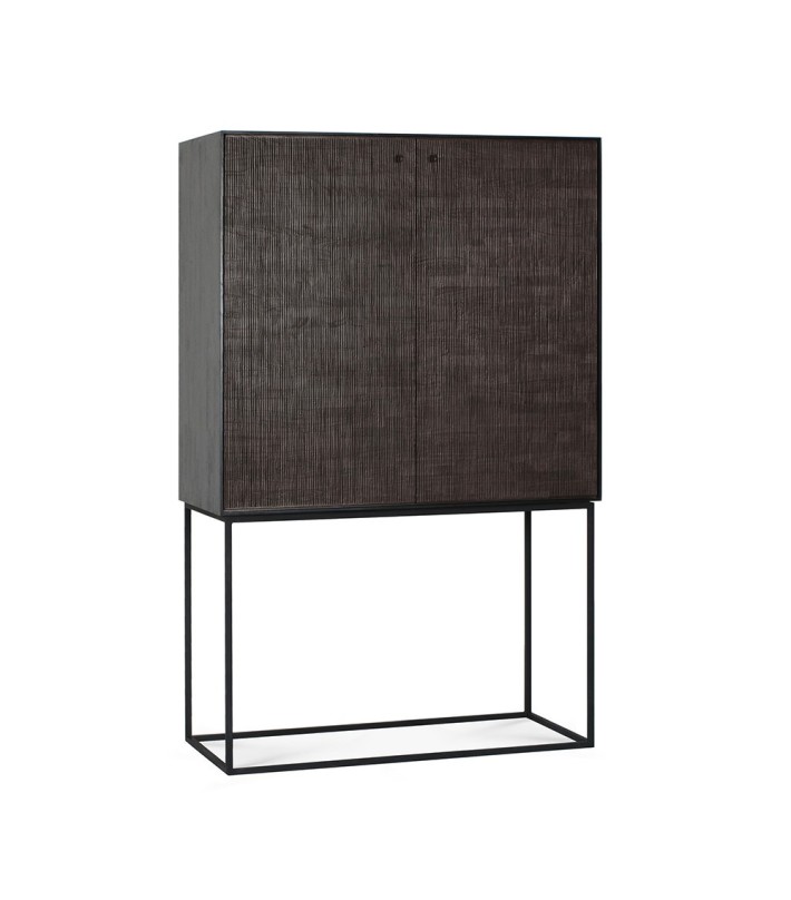 Armario de almacenamiento Grooves en teca