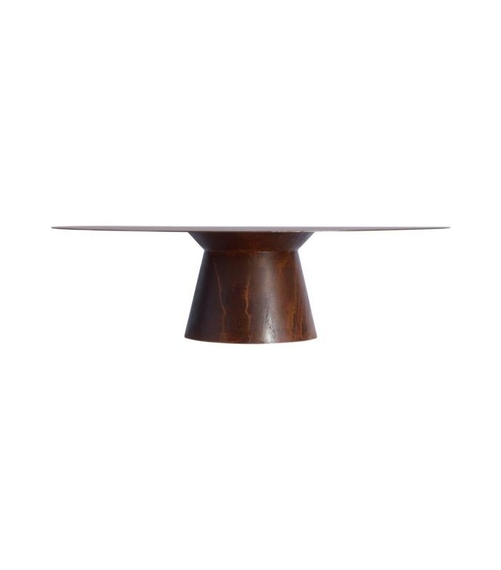 Mesa centro Wabi Sabi Acero Oxidado