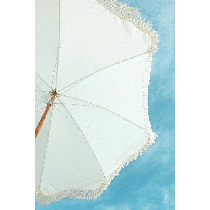 The Premium Beach Umbrella - Antique White