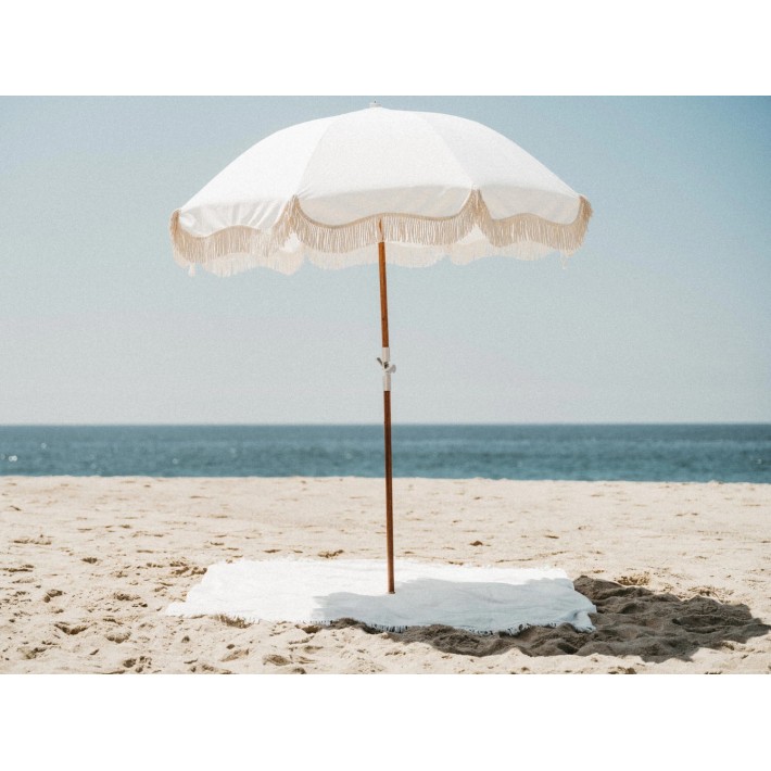 The Premium Beach Umbrella - Antique White