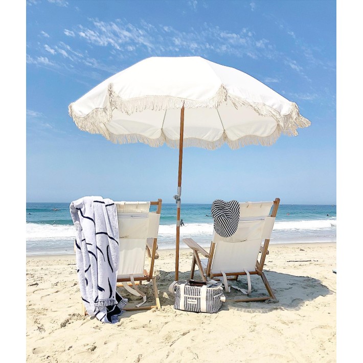 The Premium Beach Umbrella - Antique White