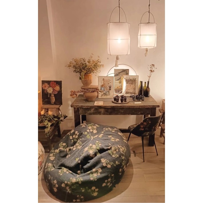 Pouf Wabi Sabi Bubble negro