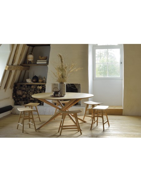 Taburete Osso Low Roble