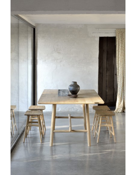 Taburete Osso Low Roble