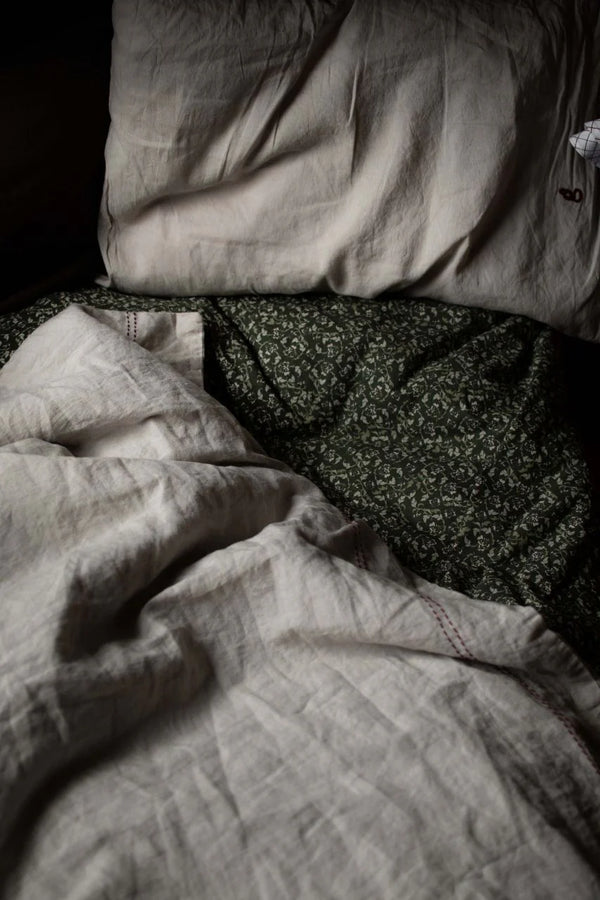 Floral Moss Bed Cover Single