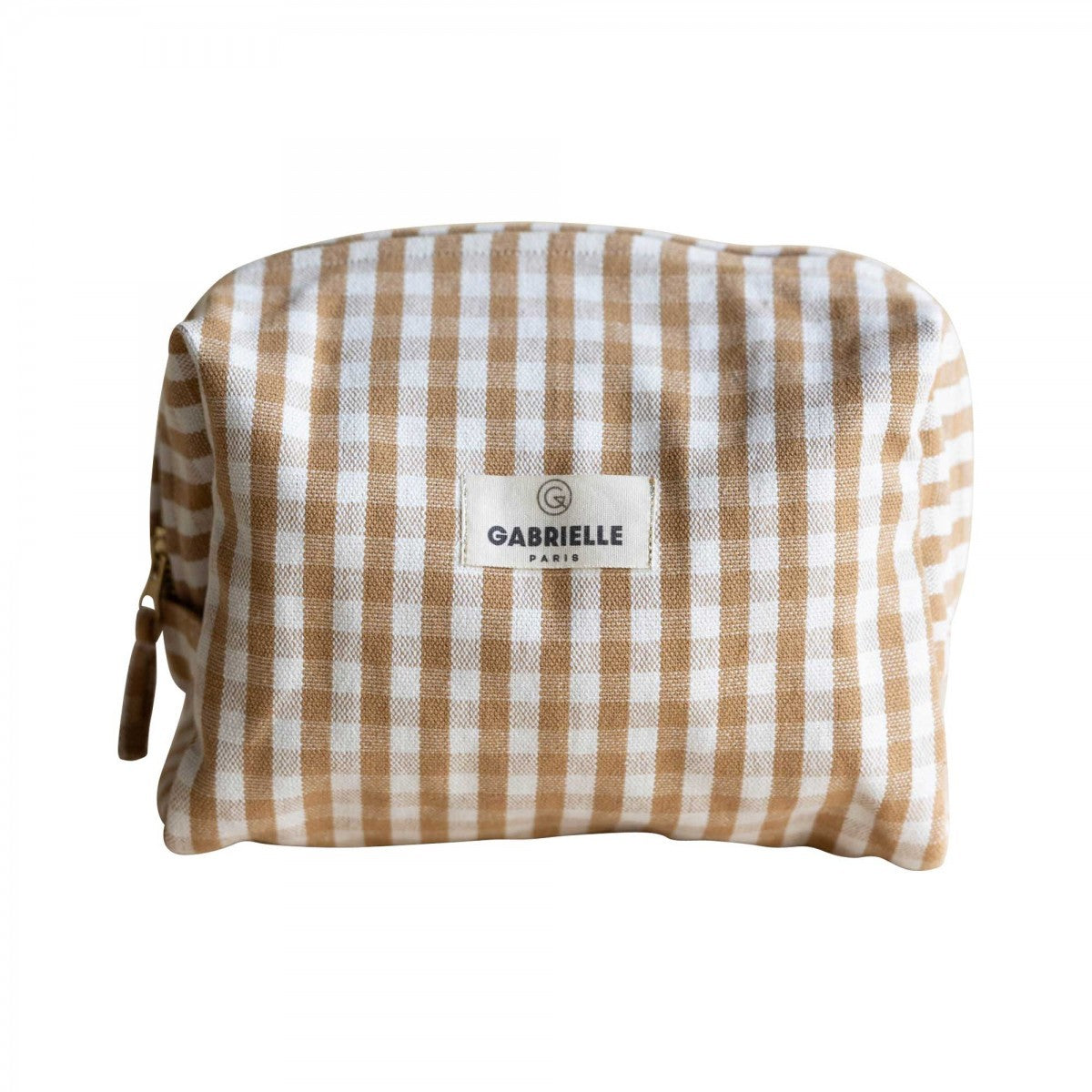 Toilet Bag Algodón Vichy Camel