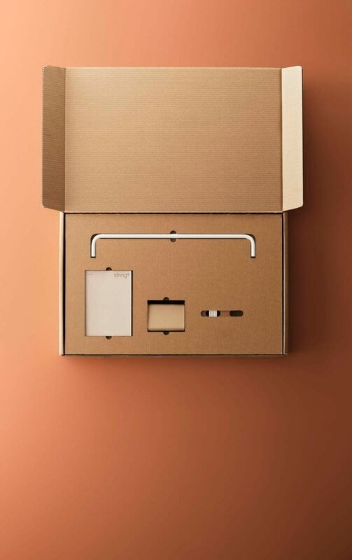 Bathroon Set String  Blanco