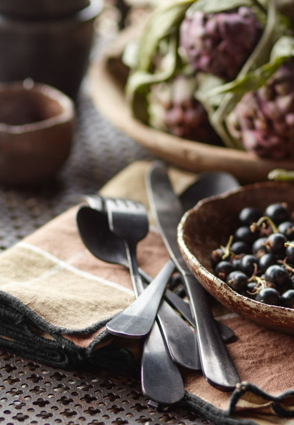 Mantel Bourdon en tela vintage | Rosa Zizi