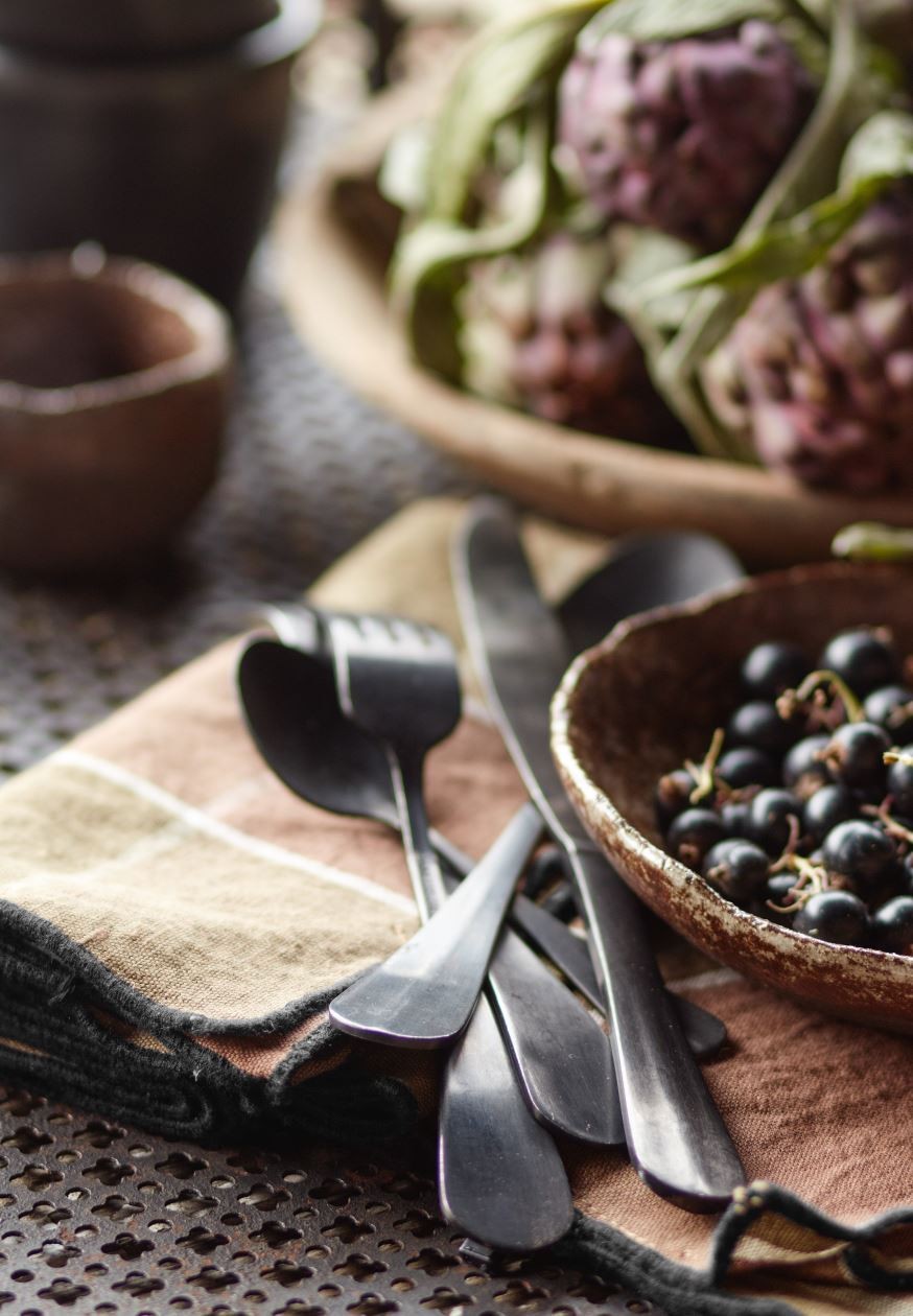 Mantel Bourdon en tela vintage | Rosa Zizi