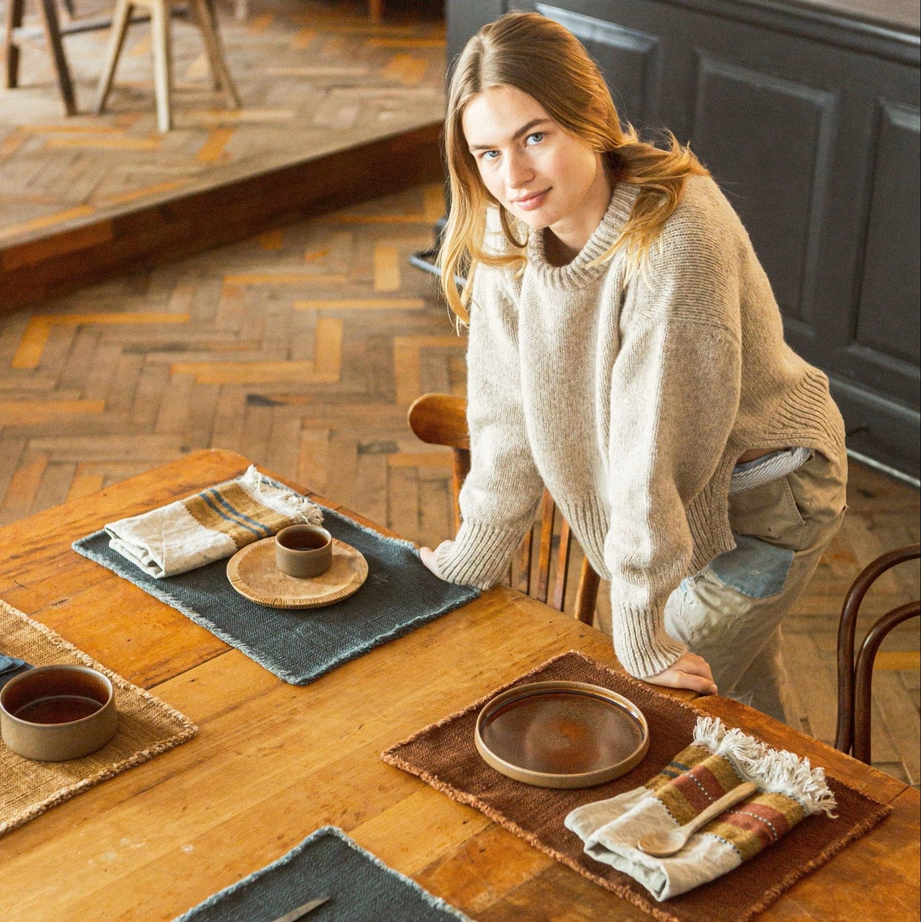 Mantel individual Jasper Place Leather