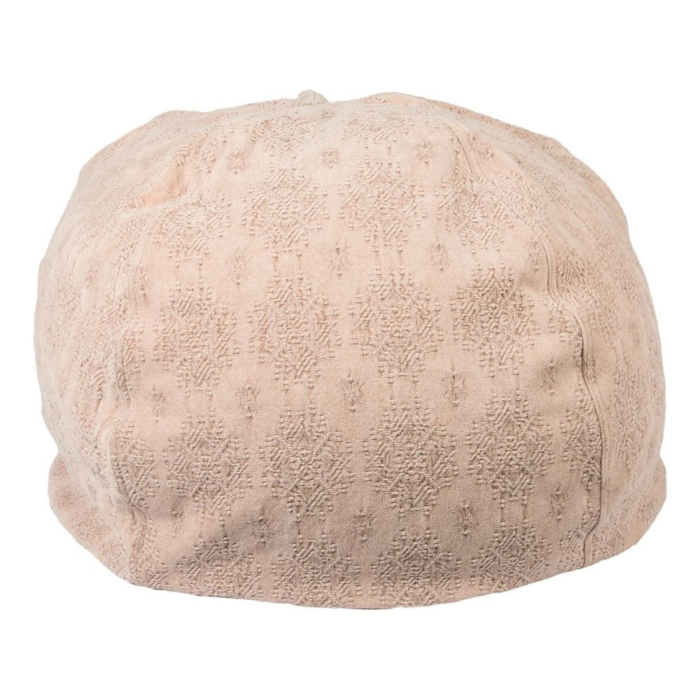 Pouf Burbuja Jacquard Lino Lavado kilim Rosa Viejo