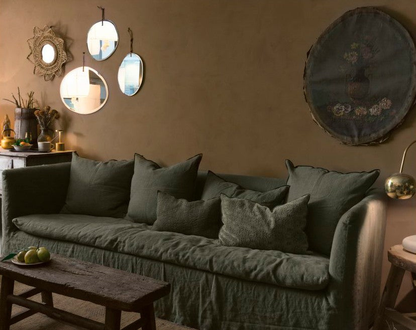 Cojín Vice Versa Chenille Soft Washed Avocat