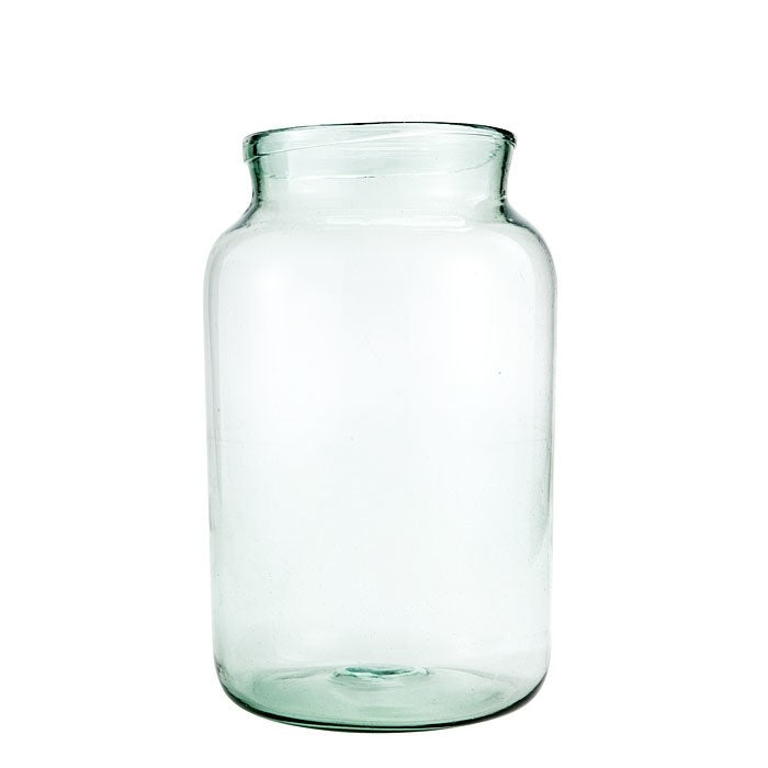 Vaso de cristal reciclado