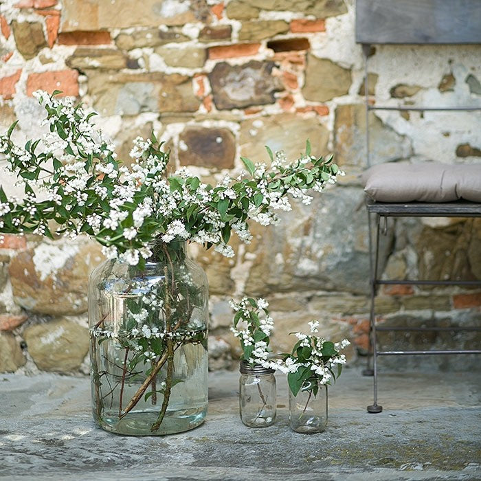 Vaso de cristal reciclado