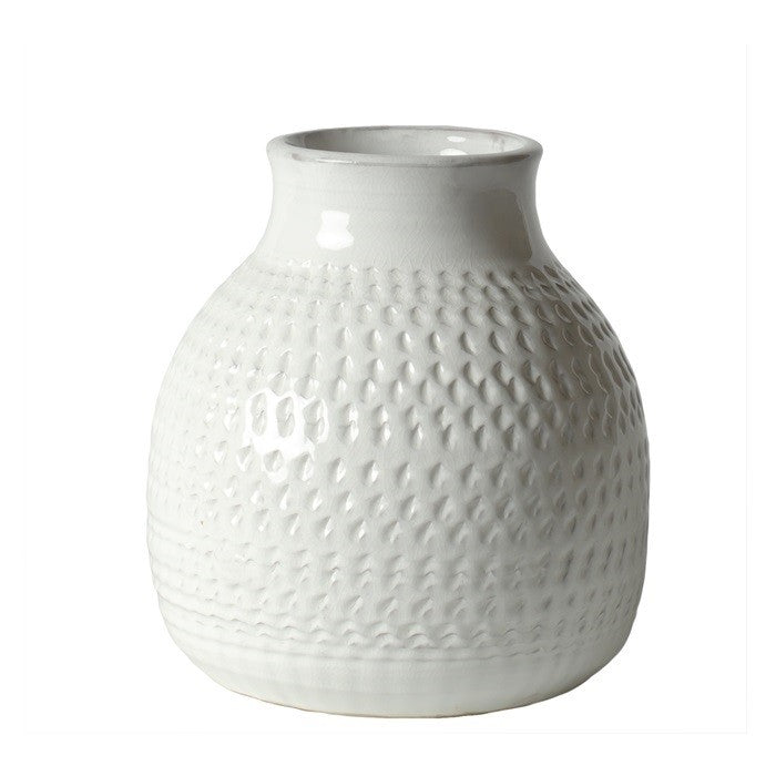 Vaso Cerámica Blanco