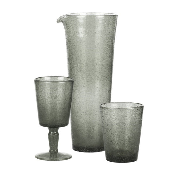 Copa Cristal Reciclado Gris