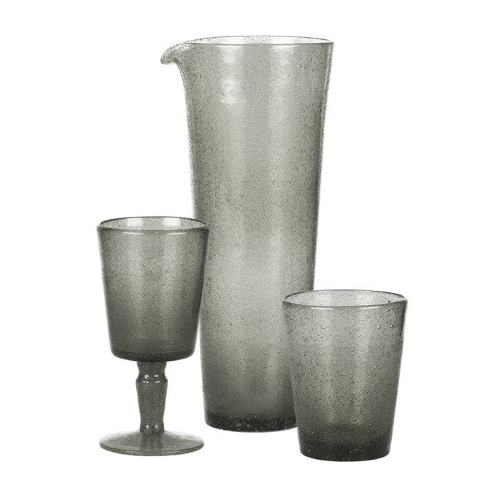 Copa Cristal Reciclado Gris