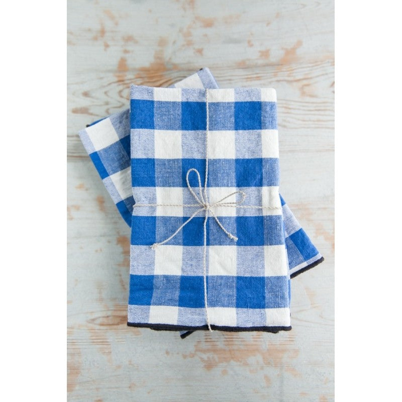 Paño de cocina Bourdon Mimi Vichy Cobalt