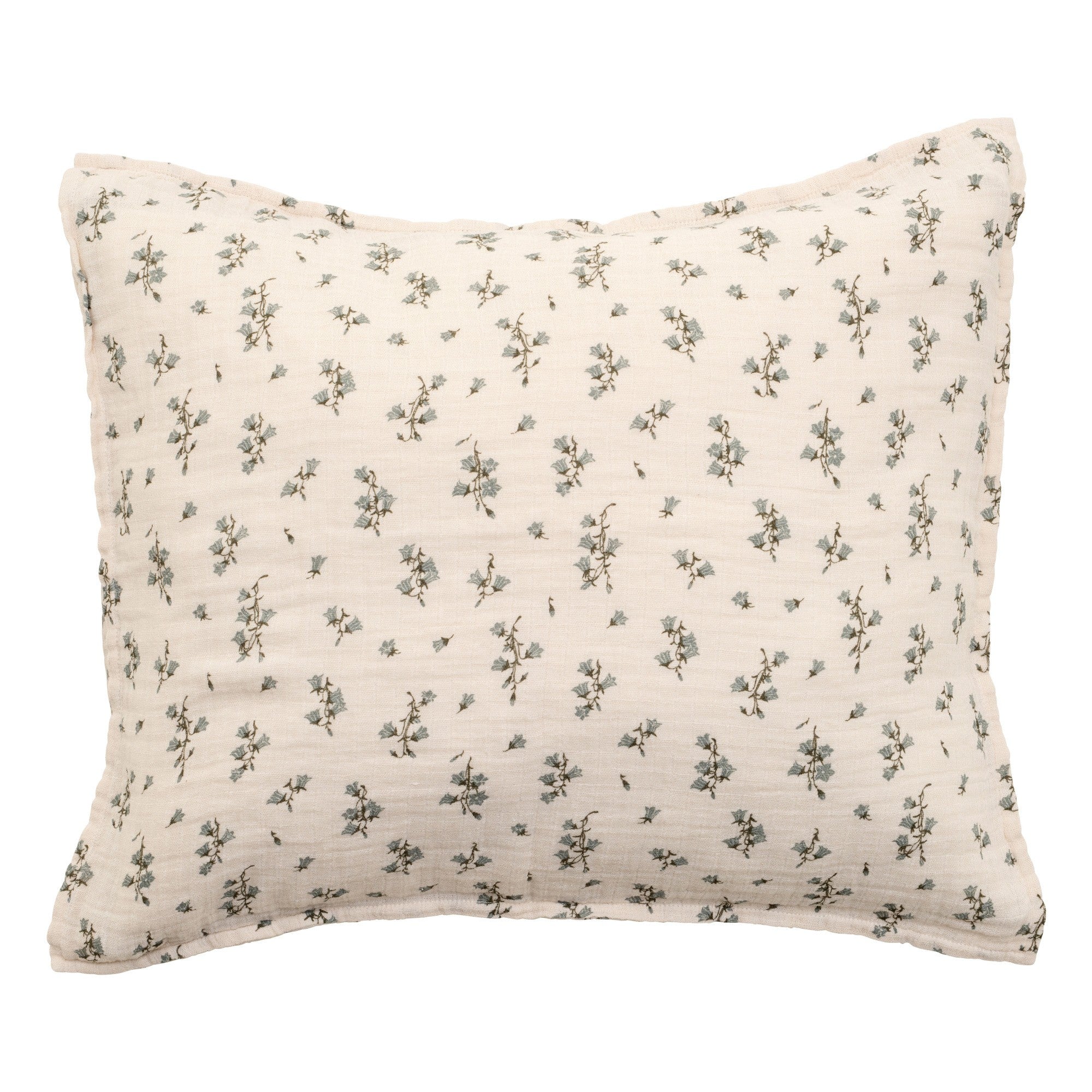 Bluebell Muslin Pillowcase