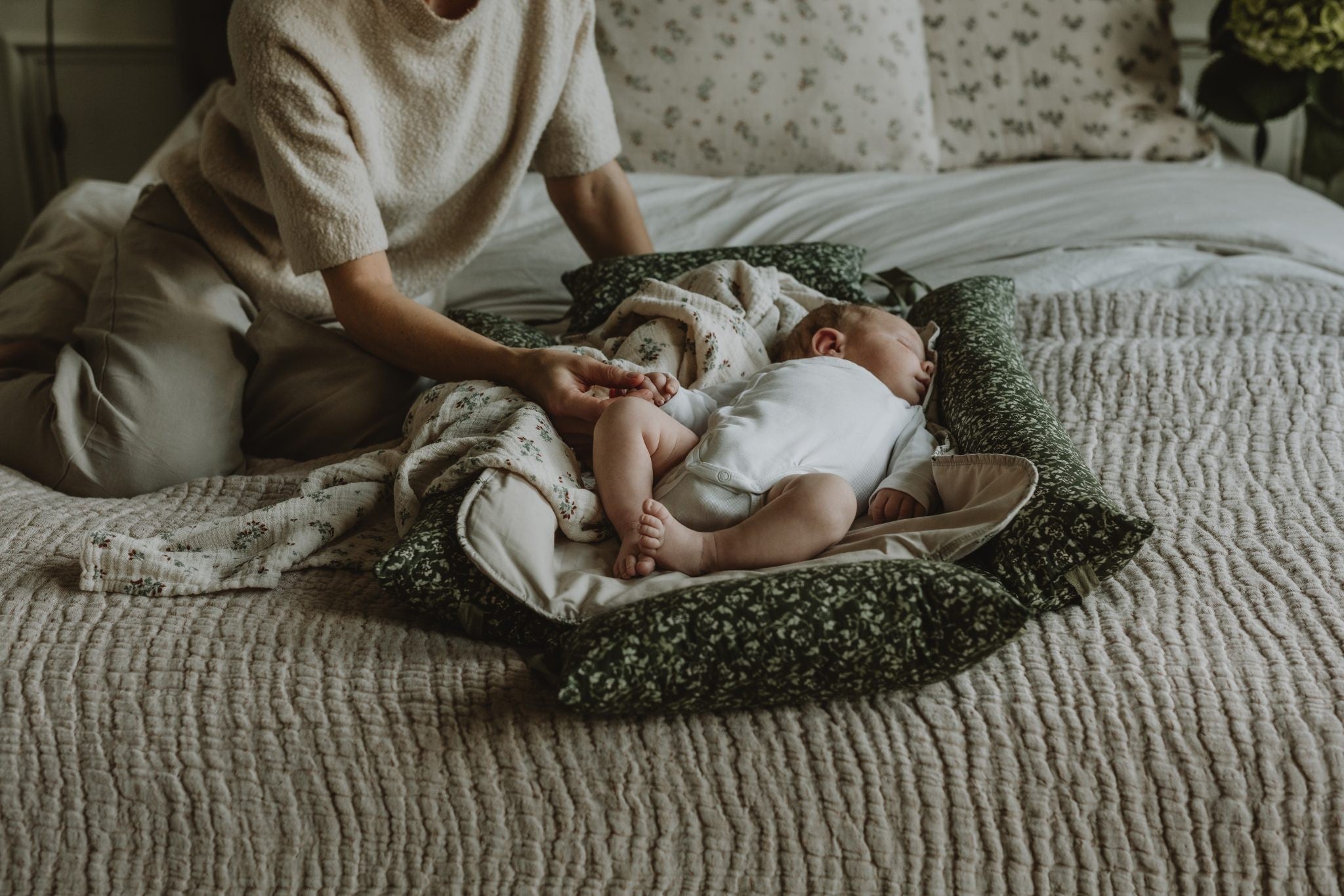 Kale Mellow Bed Cover