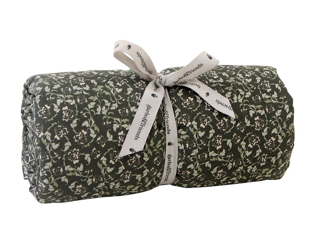 Floral Moss Bed Cover Single
