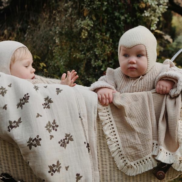 Blackberry Muslin Bed Set Single