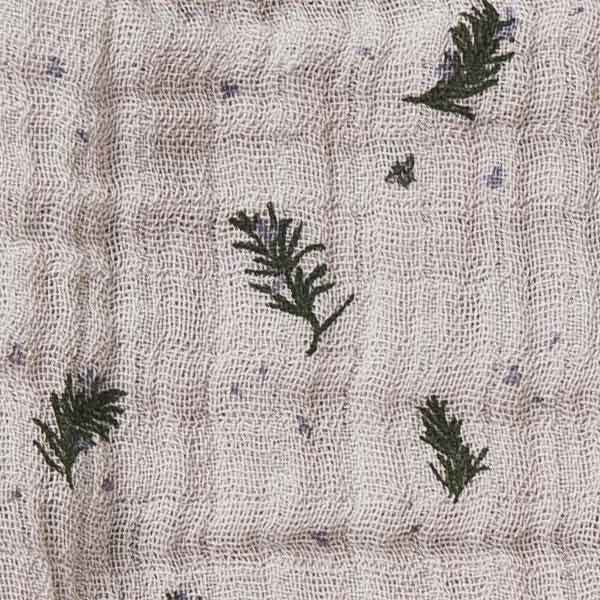 Rosemary Muslin Filled Blanket
