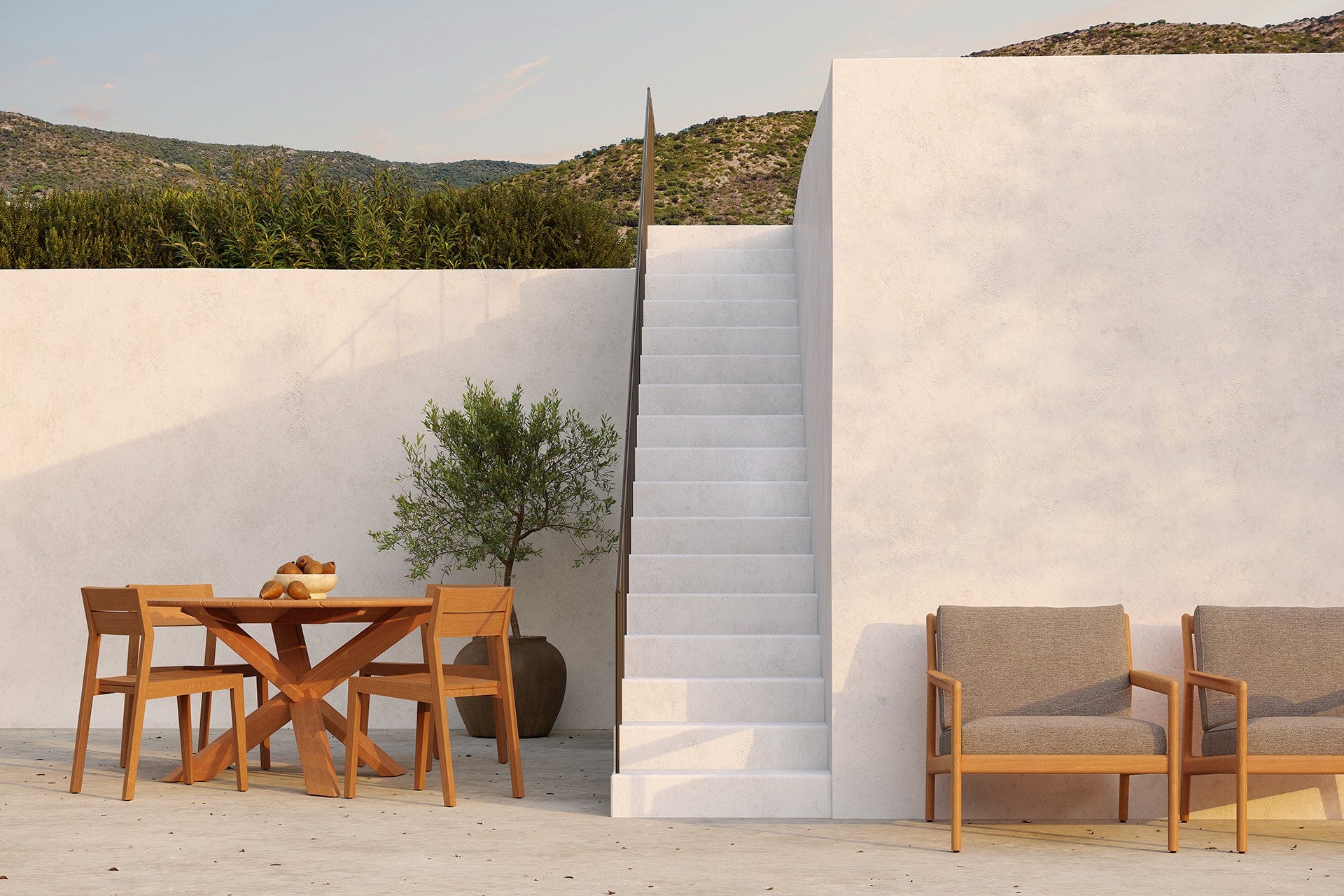 Sillón Jack Outdoor Teca Mocha