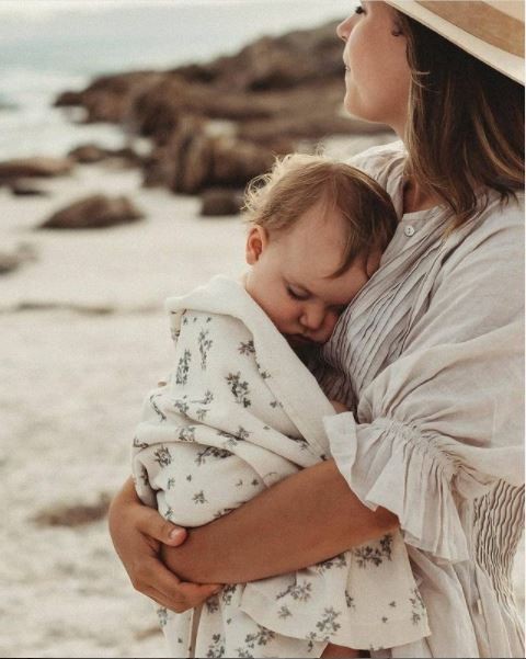 Manta Bluebell de muselina