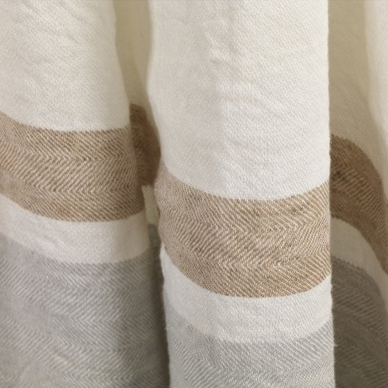 Toalla de playa Fouta - Oyster Stripe