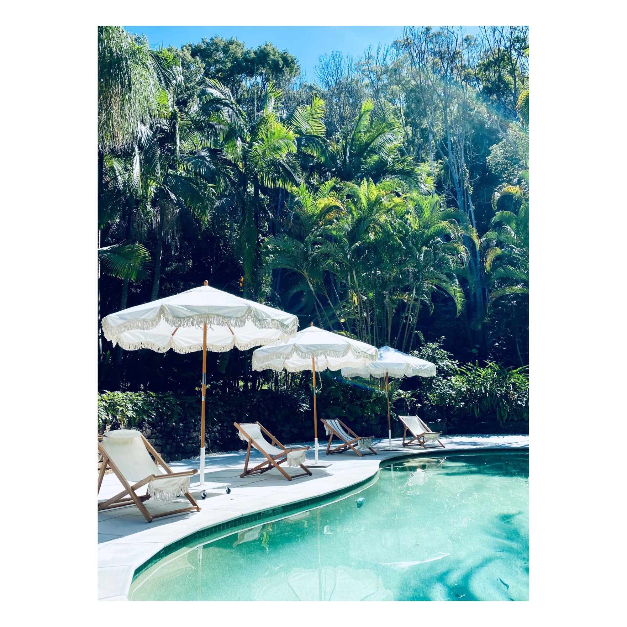 Sombrilla Blanca Antique