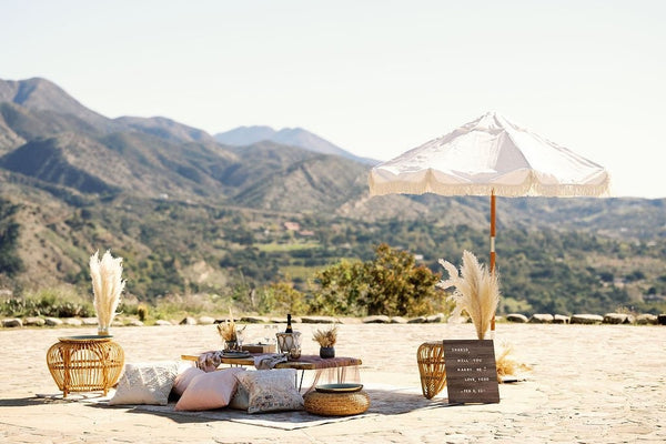 Sombrilla Blanca Antique