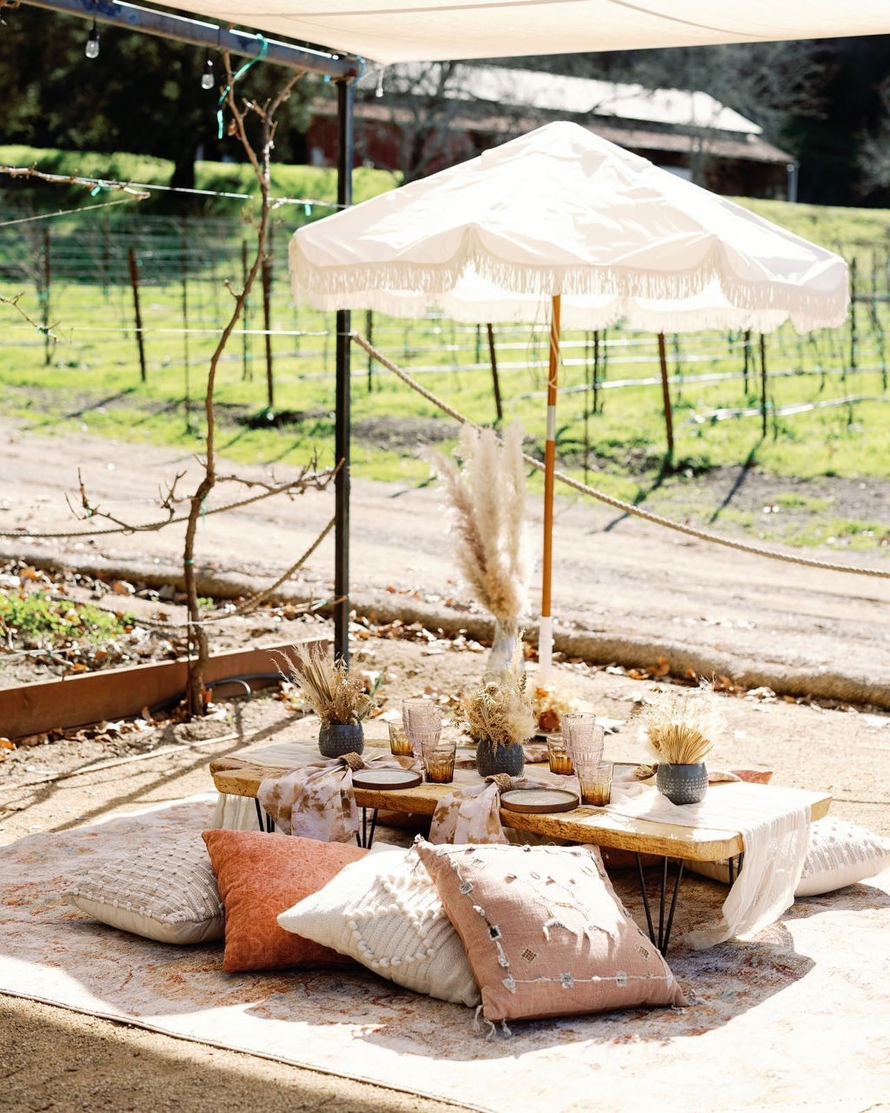 Sombrilla Blanca Antique