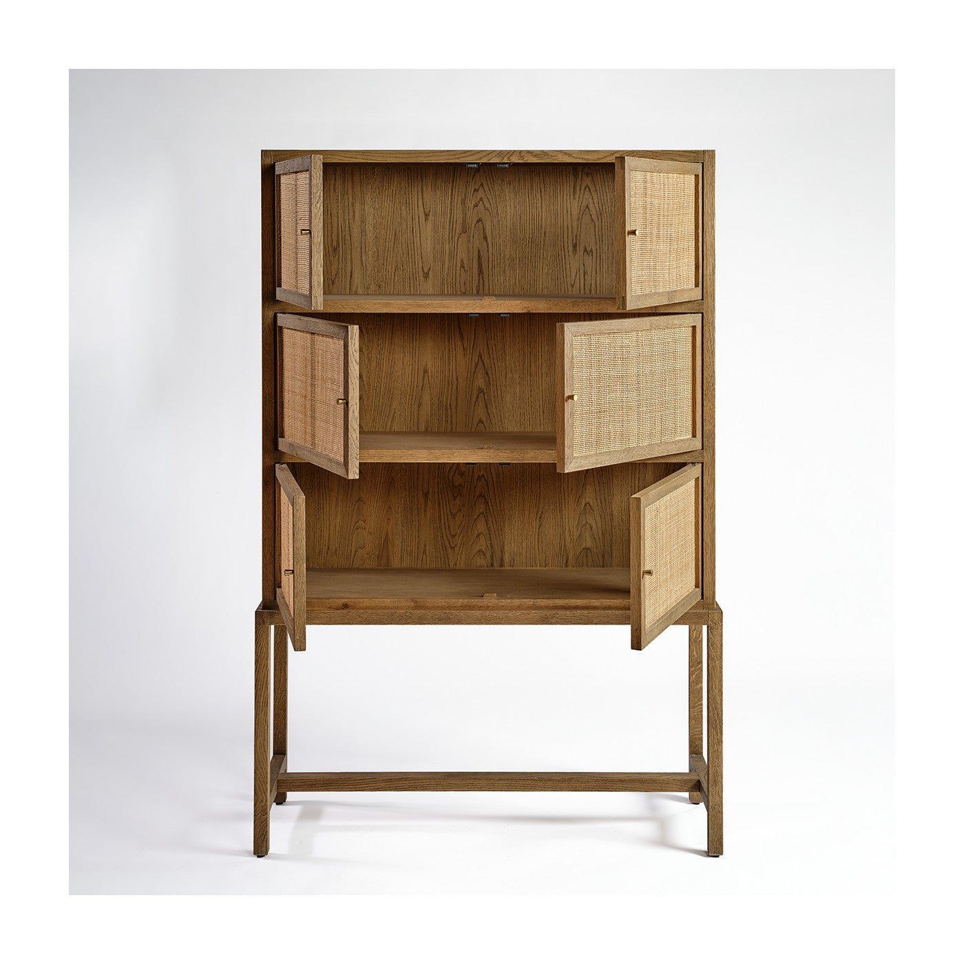 Armario Roble Natural Rejilla