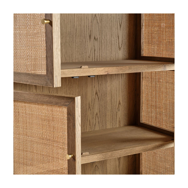 Armario Roble Natural Rejilla