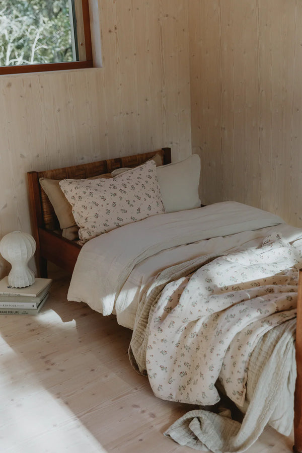 Clover Muslin Bed Set Single