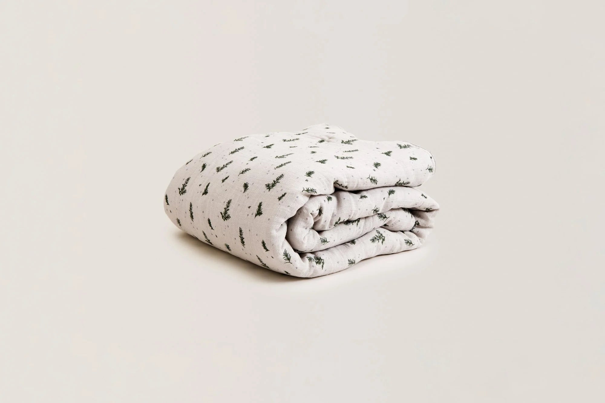 Rosemary Muslin Filled Blanket