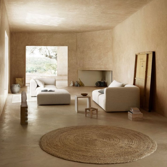 Alfombra Hemp ø400cm Yute