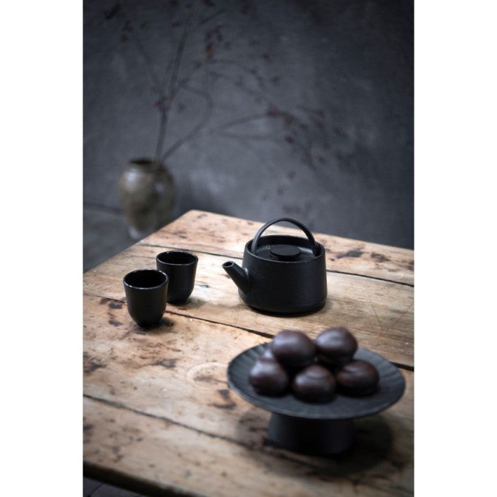 Cake Stand M Black Inku