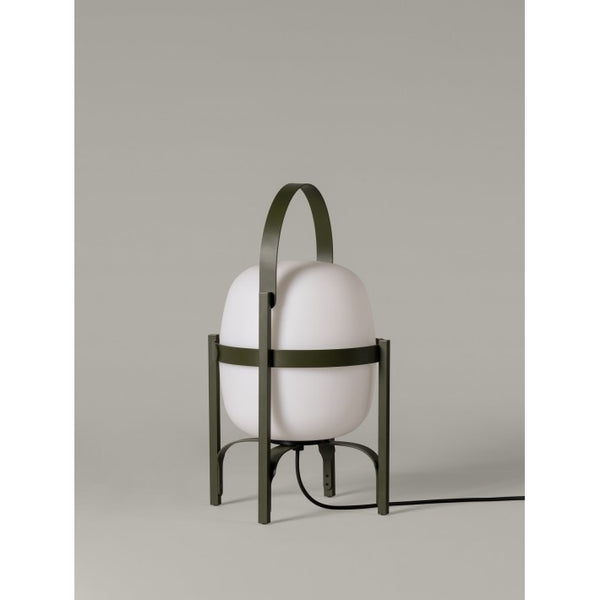 Lámpara Cesta Exterior Verde Oliva