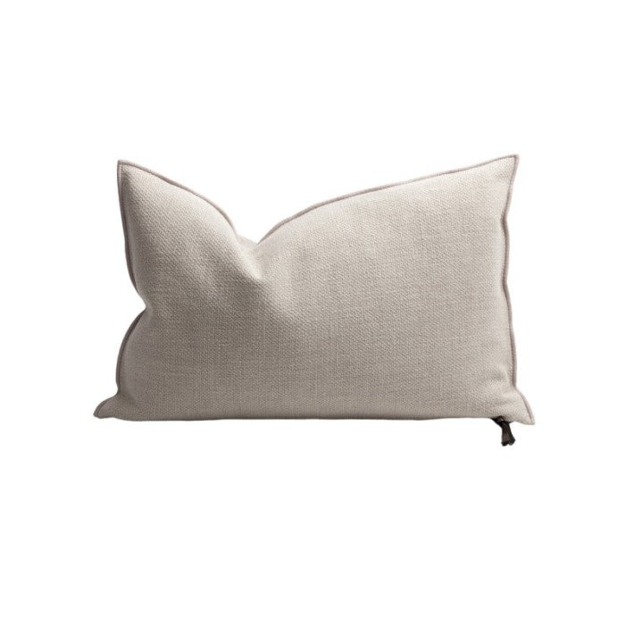 Cojin Lin Stone Washed 60x90 Creme