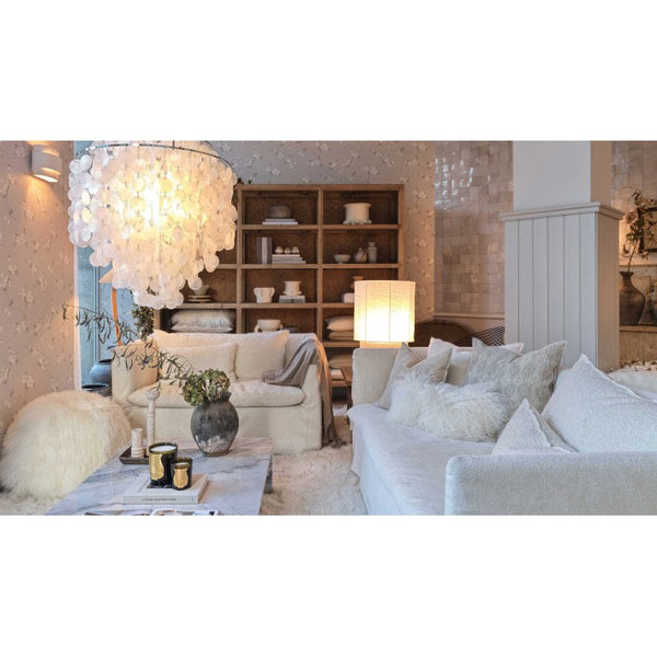 Cojín Vice Versa Cabra del Tibet Blanco