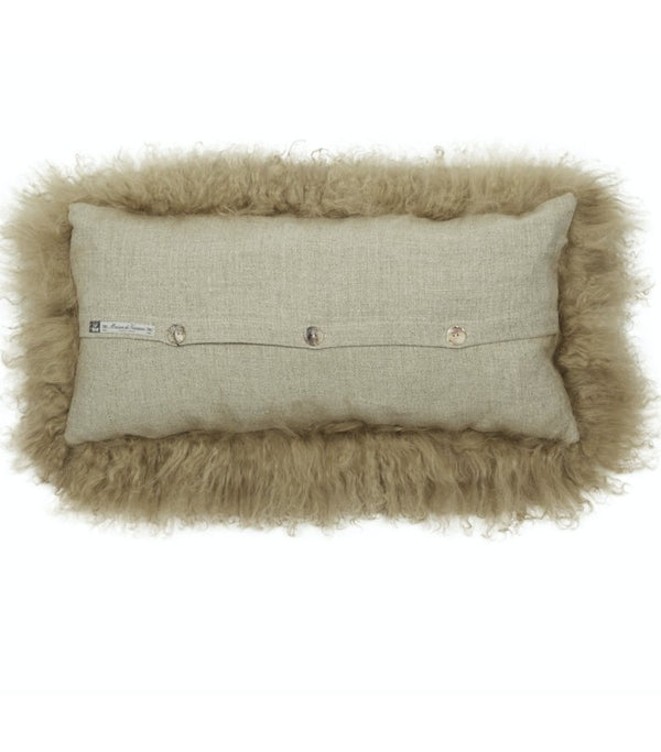 Cojín Vice Versa Cabra del Tibet Cappuccino