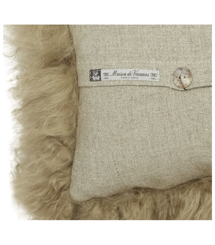 Cojín Vice Versa Cabra del Tibet Cappuccino