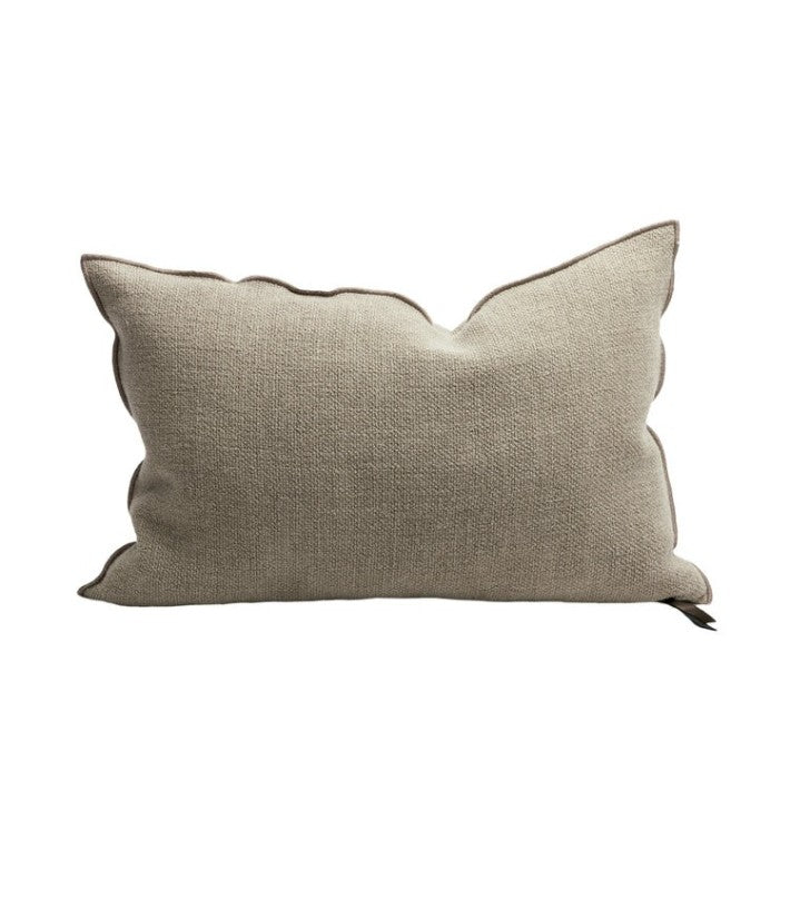 Cojín Vice Versa tela Formentera Ecorce