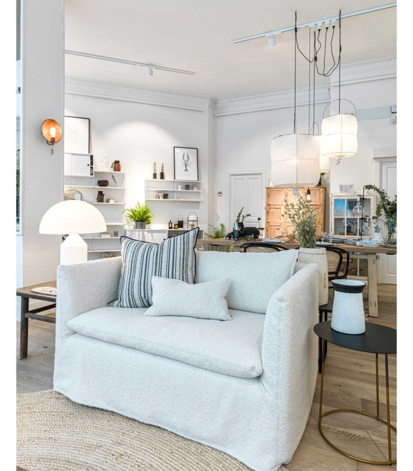 Cojín Vice Versa tela Royal Velvet Ciment