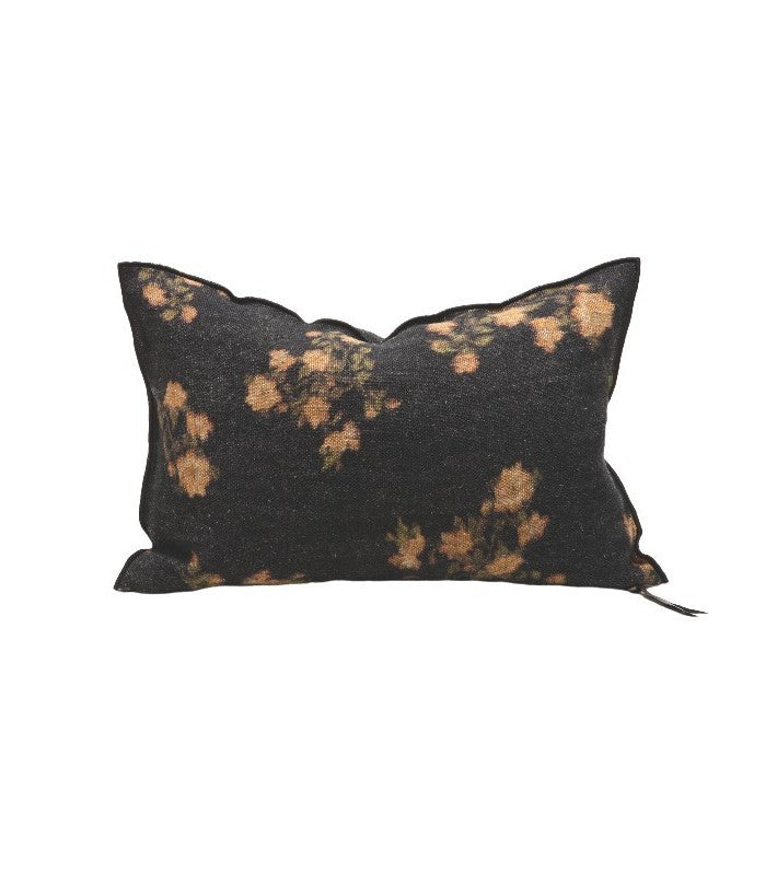 Cojín Wabi Sabi Lino Les Roses Ocre