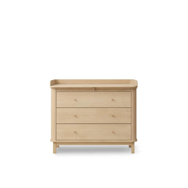 Cómoda infantil en roble con 3 cajones