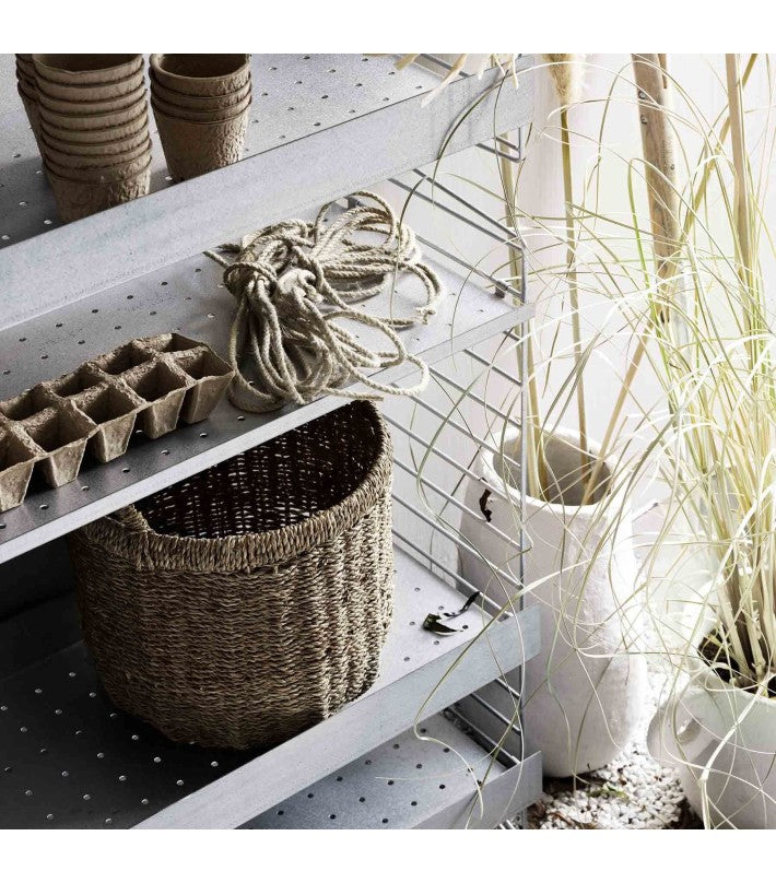 Estantería  de pared con 3 secciones 185x180x30 de acero galvanizado