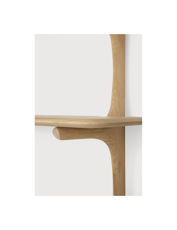 Estantería de pared Pi 3 estantes Roble